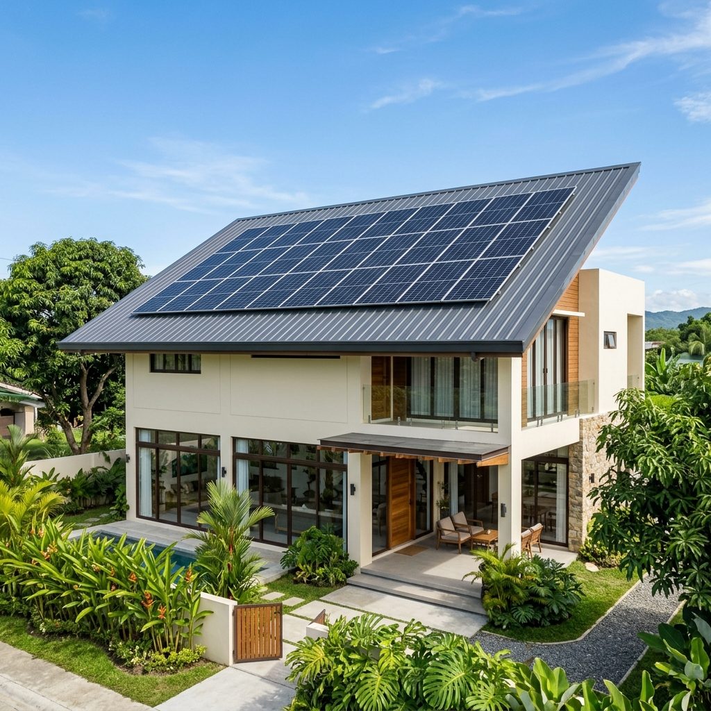 DUNYS Solar installation in Bulacan