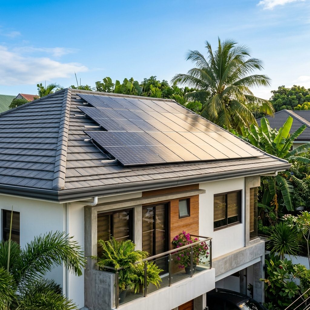 DUNYS Solar installation in Caloocan